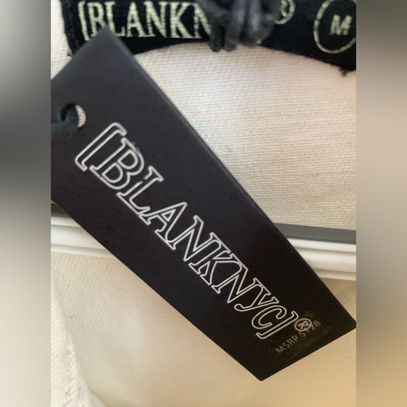 Cream NWT BlankNYC denim dress. Size M - Picture 7 of 8